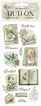 Rub-on Stamperia — Herbarium Silvae — Botanical Books - Thumbnail 2