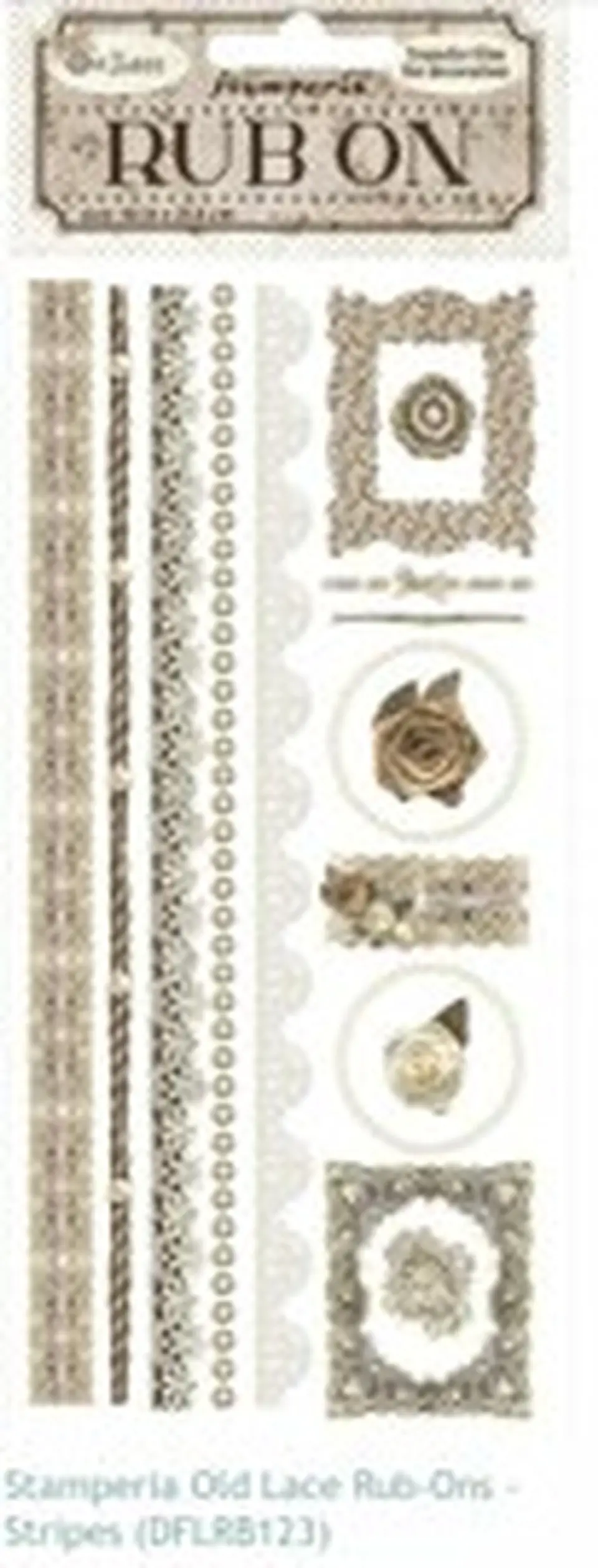 Rub-on Stamperia — Old Lace — DFLRB123 2