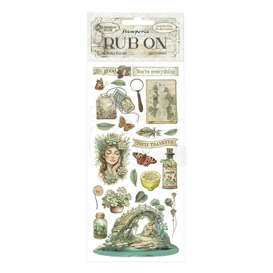 Rub-on Stamperia — Herbarium Silvae — Bridge 1