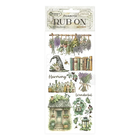 Rub-on Stamperia — Herbarium Silvae — Lavender