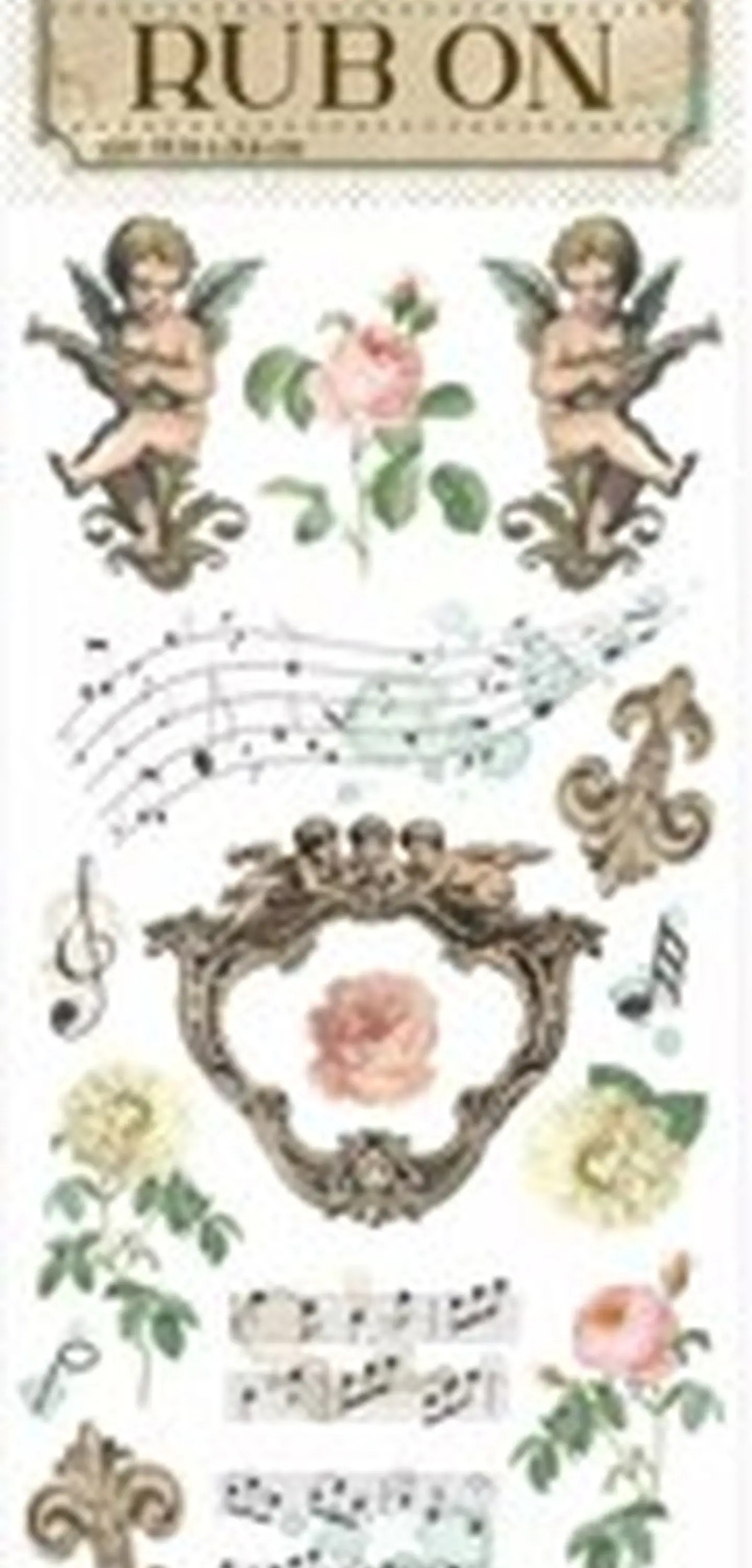 Rub-on Stamperia — Music — Angels 2