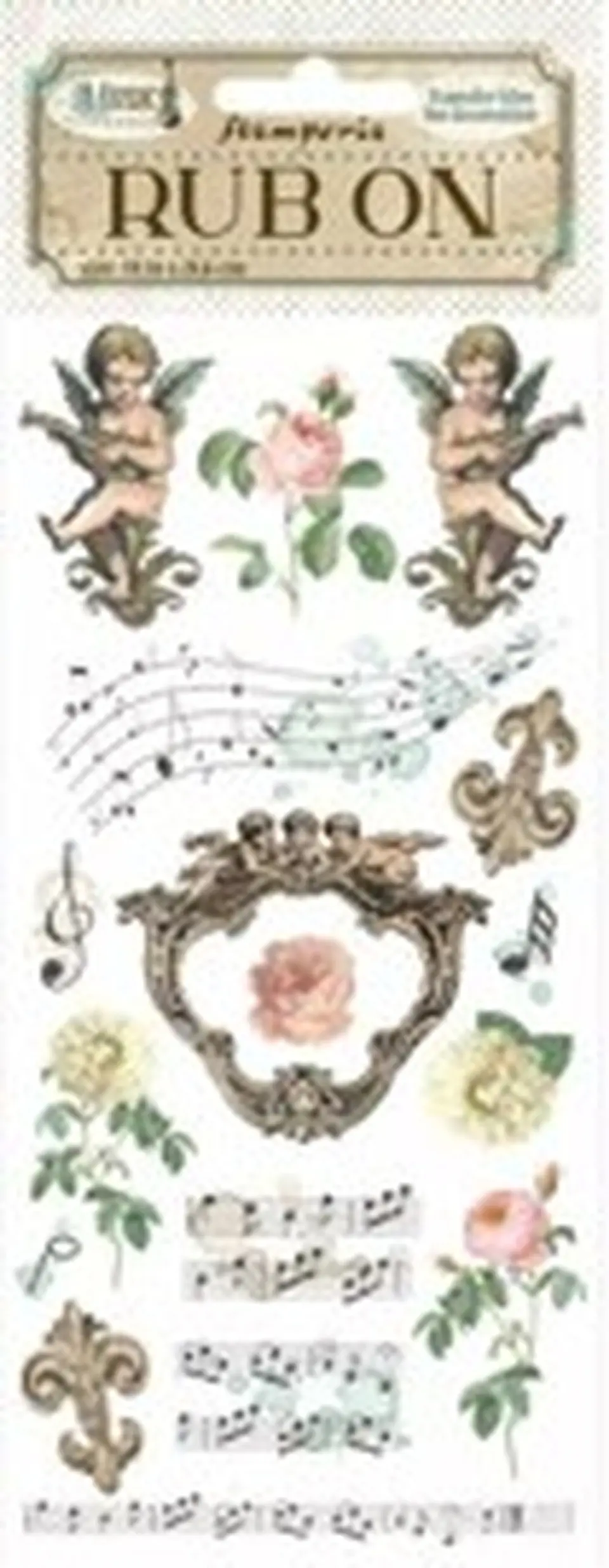 Rub-on Stamperia — Music — Angels 2