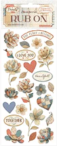 Rub-on Stamperia — Family — Patchwork Flowers - Thumbnail 2