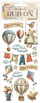 Rub-on Stamperia — Family — Air Balloons - Thumbnail 2