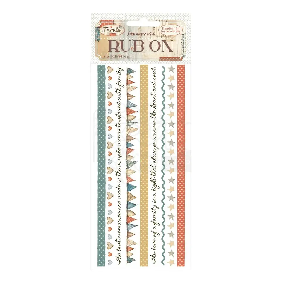 Rub-on Stamperia — Family — Stripes 1