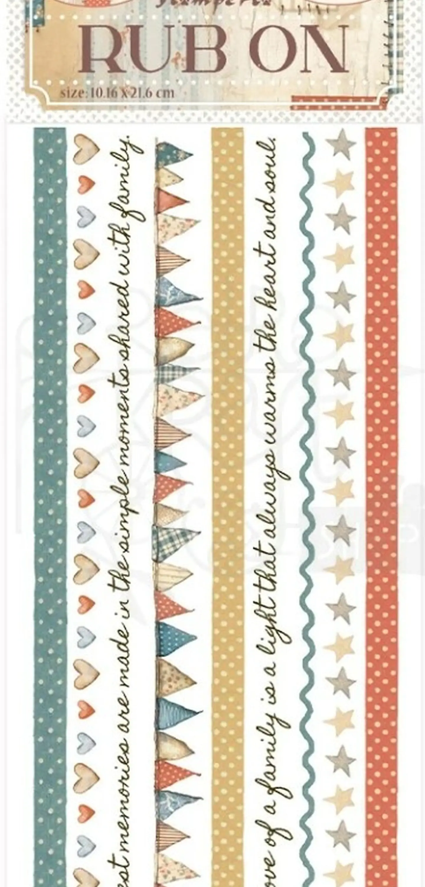 Rub-on Stamperia — Family — Stripes 2