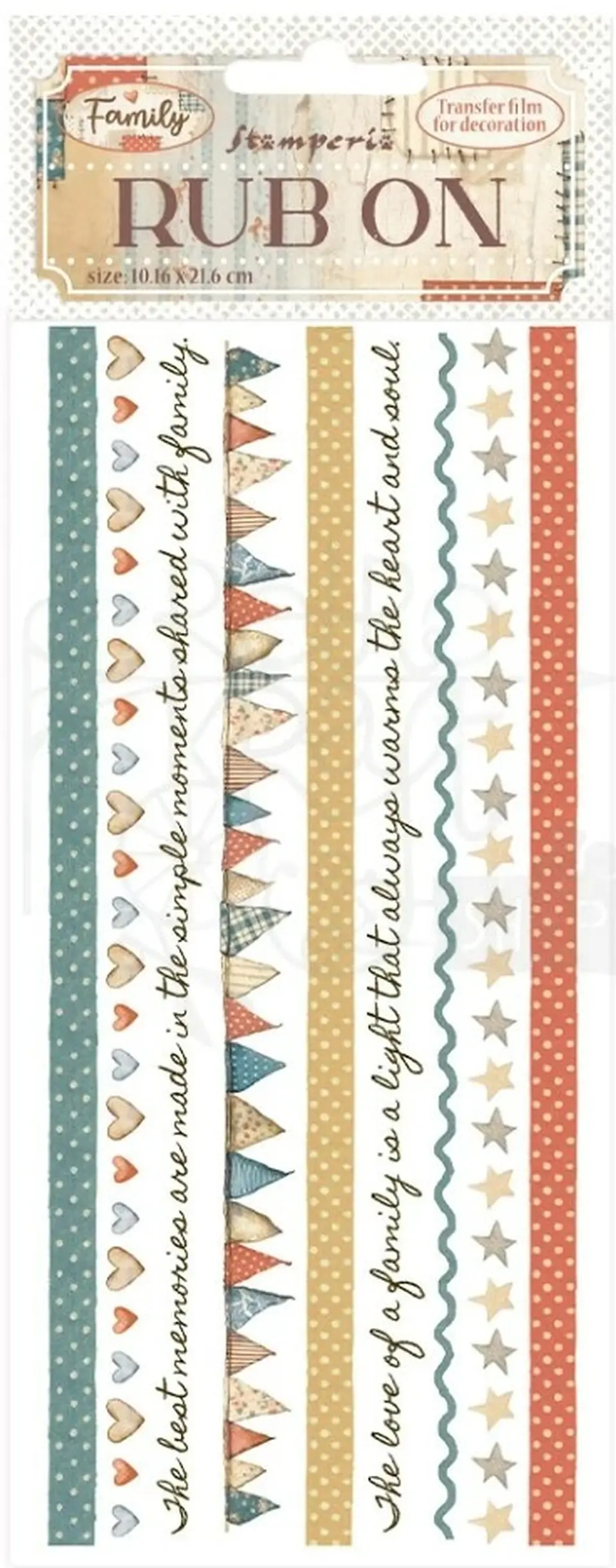 Rub-on Stamperia — Family — Stripes 2