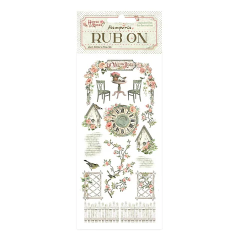 Rub-on Stamperia — House of Roses — Elements