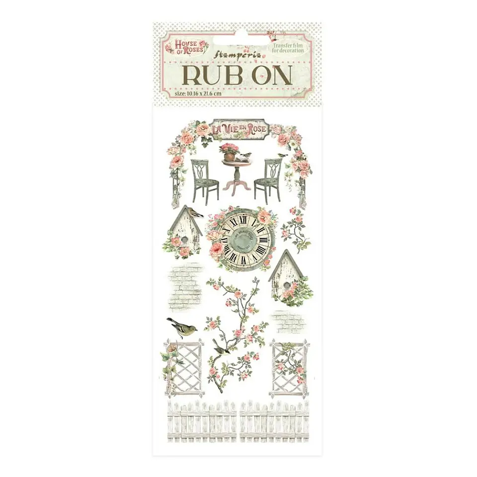 Rub-on Stamperia — House of Roses — Elements 1