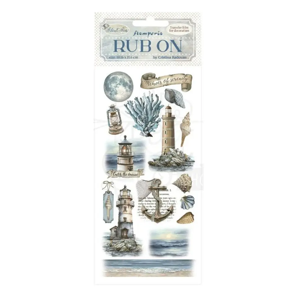 Rub-on Stamperia — Silent Sea — Lighthouse 1
