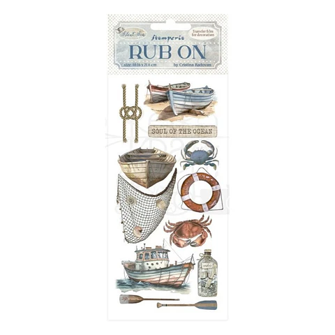 Rub-on Stamperia — Silent Sea — Boat