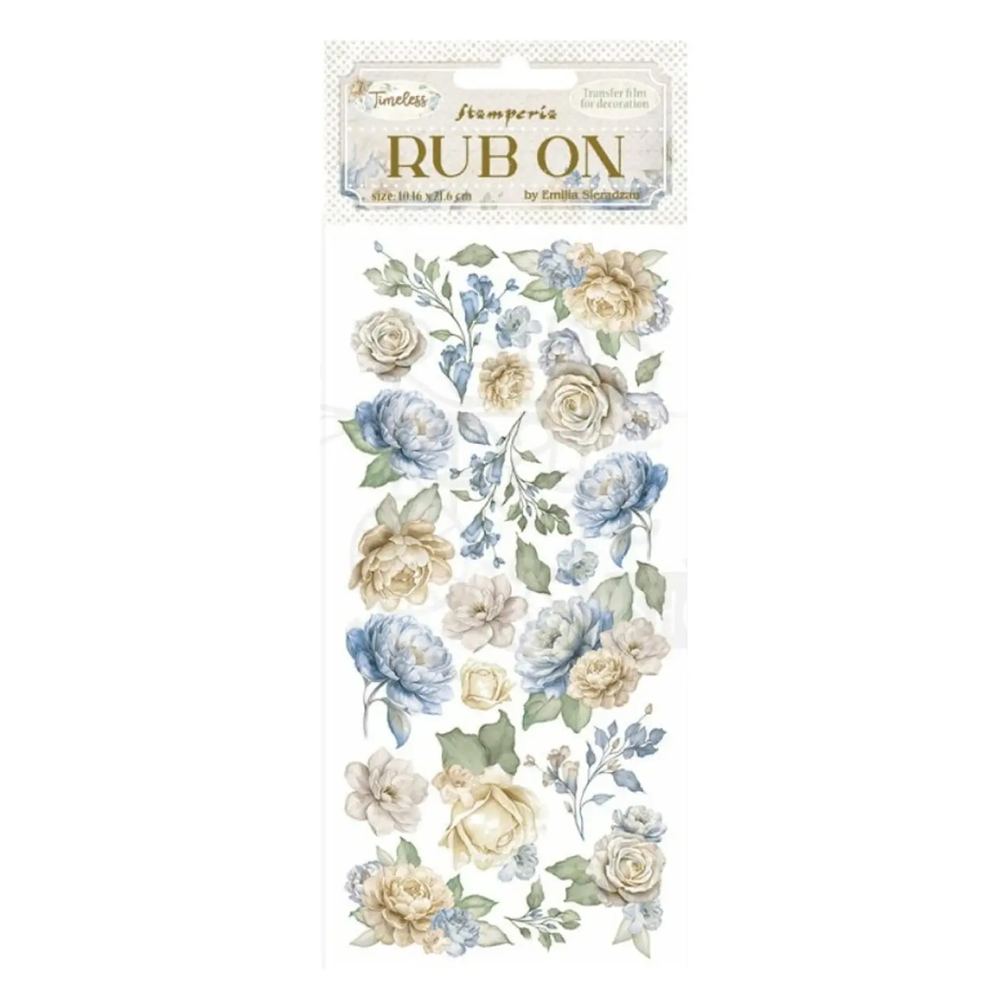 Rub-on Stamperia — Timeless — Flowers 1