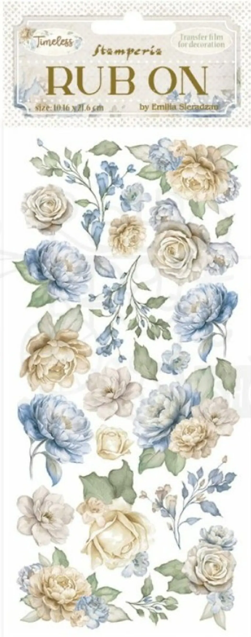 Rub-on Stamperia — Timeless — Flowers 2