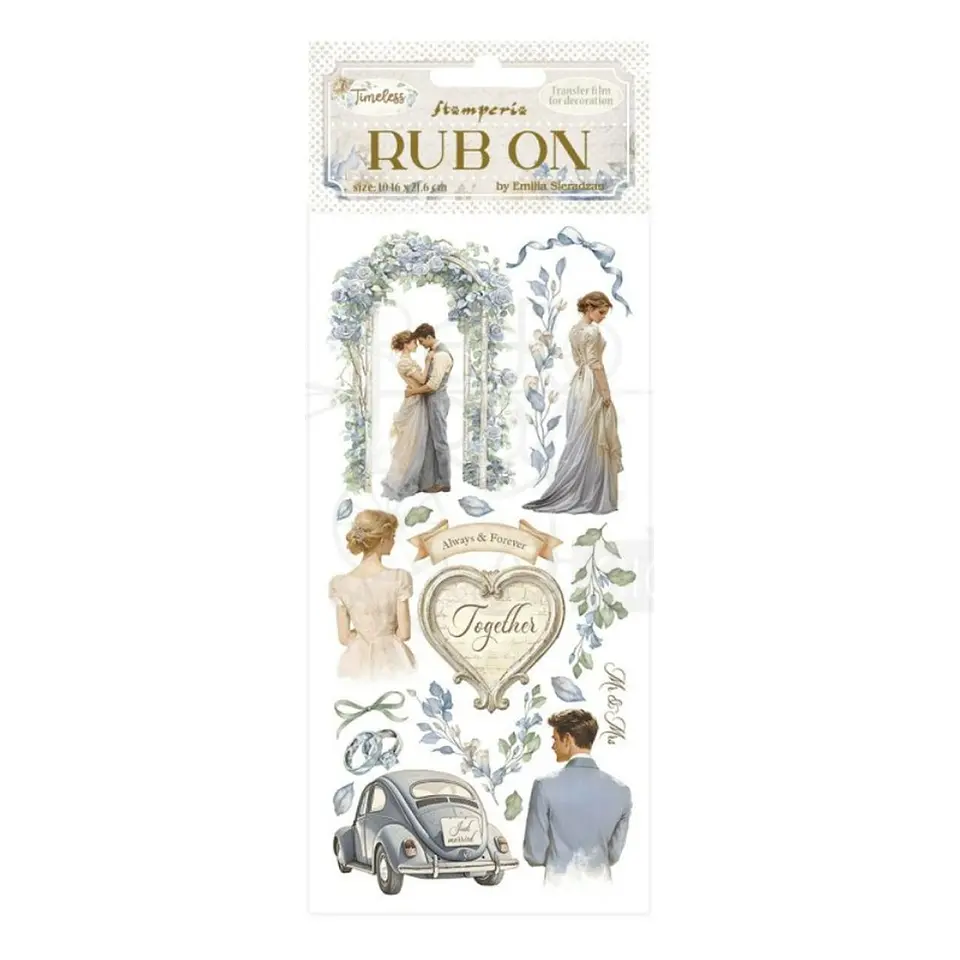 Rub-on Stamperia — Timeless — Wedding 1