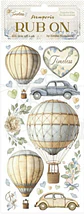 Rub-on Stamperia — Timeless — Air Balloons - Thumbnail 2