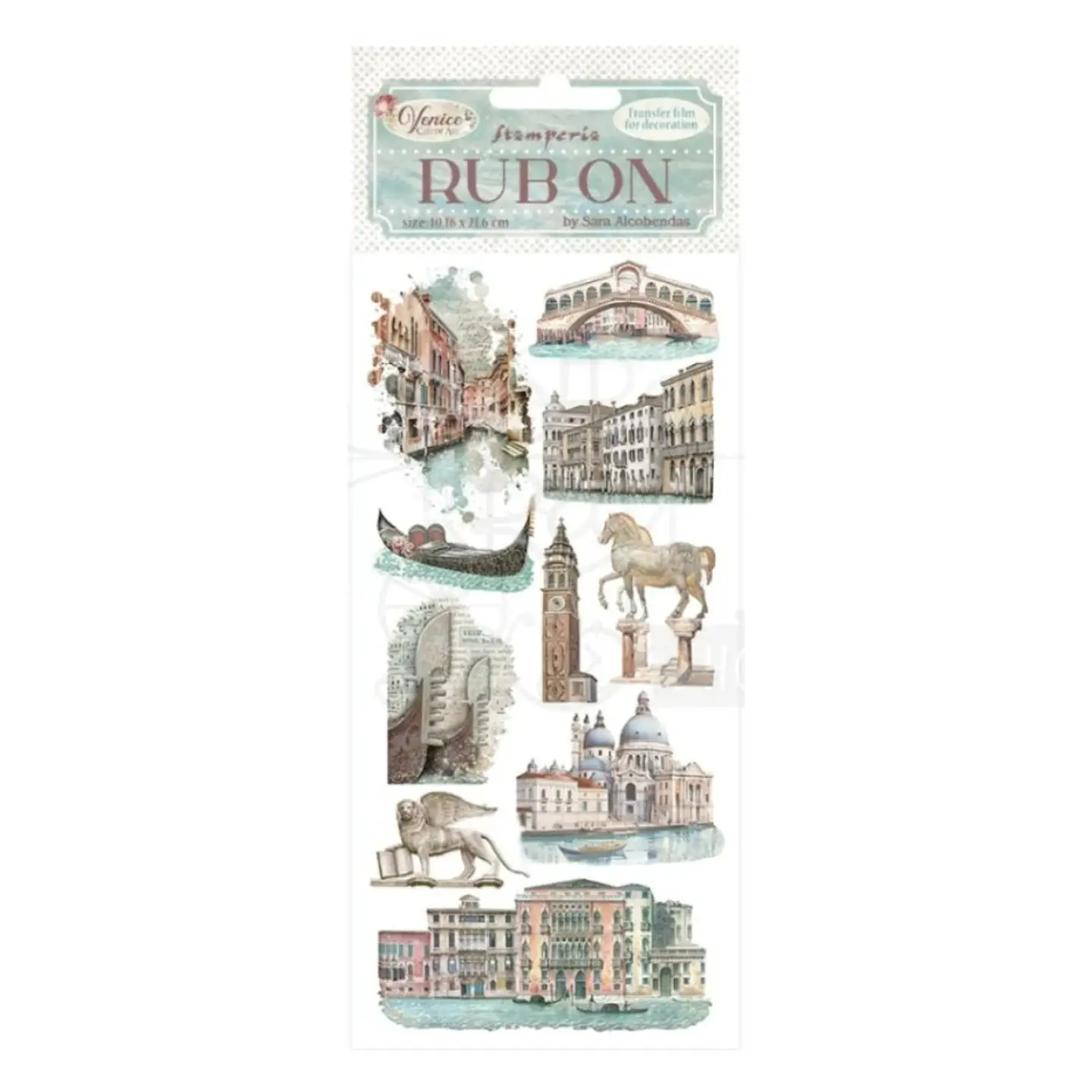 Rub-on Stamperia — Venice City of Art — Monuments 1