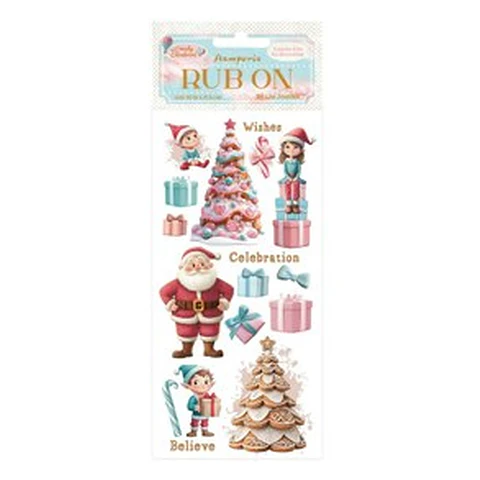 Rub-on Stamperia — Candy Christmas — Santa Claus