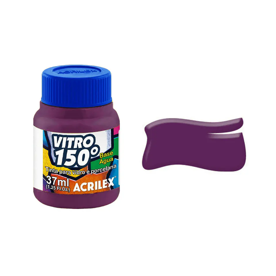 Tinta Acrilex Vitro 150º — Magenta (549) — 37 ml 1