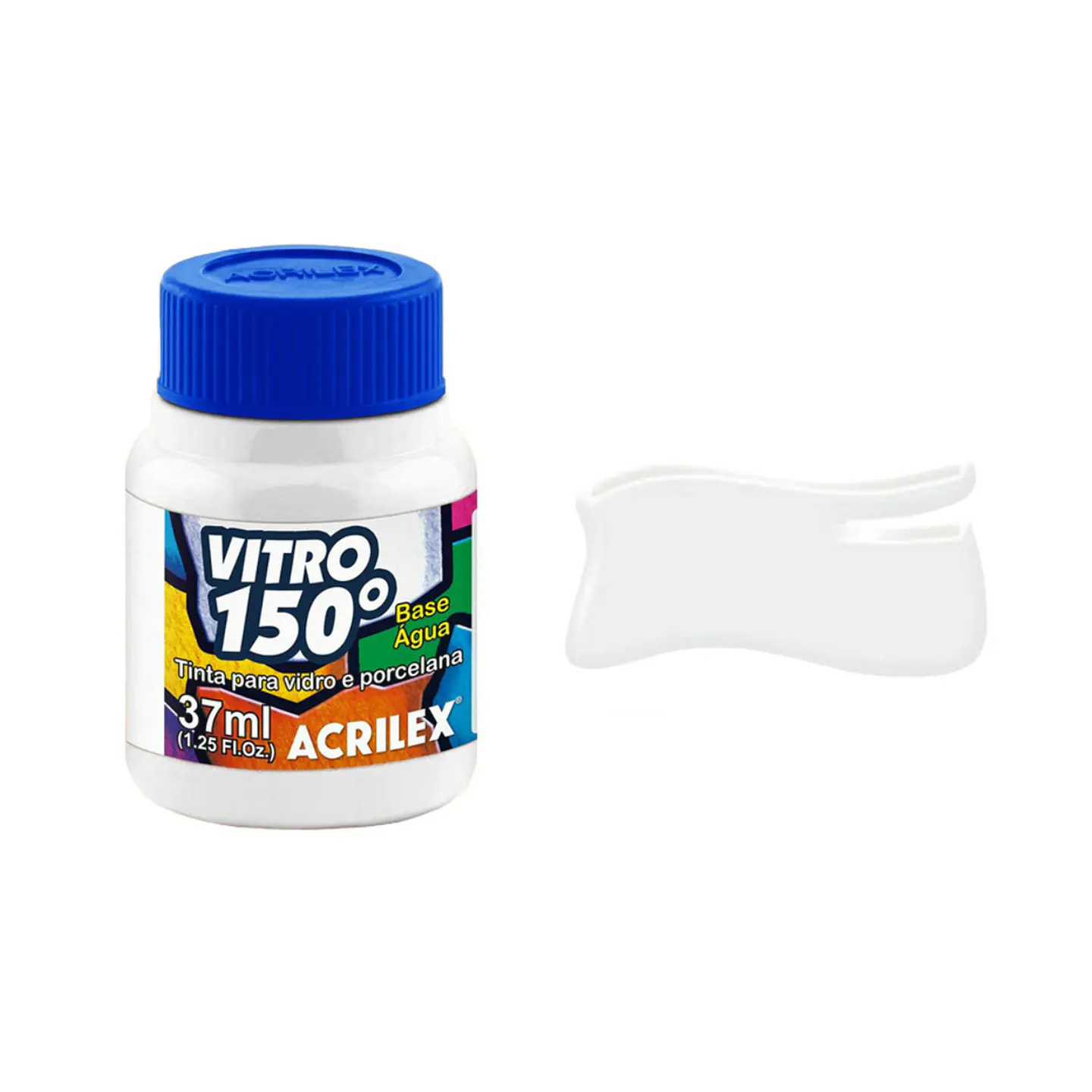 Tinta Acrilex Vitro 150º — Incolor (806) — 37 ml 1