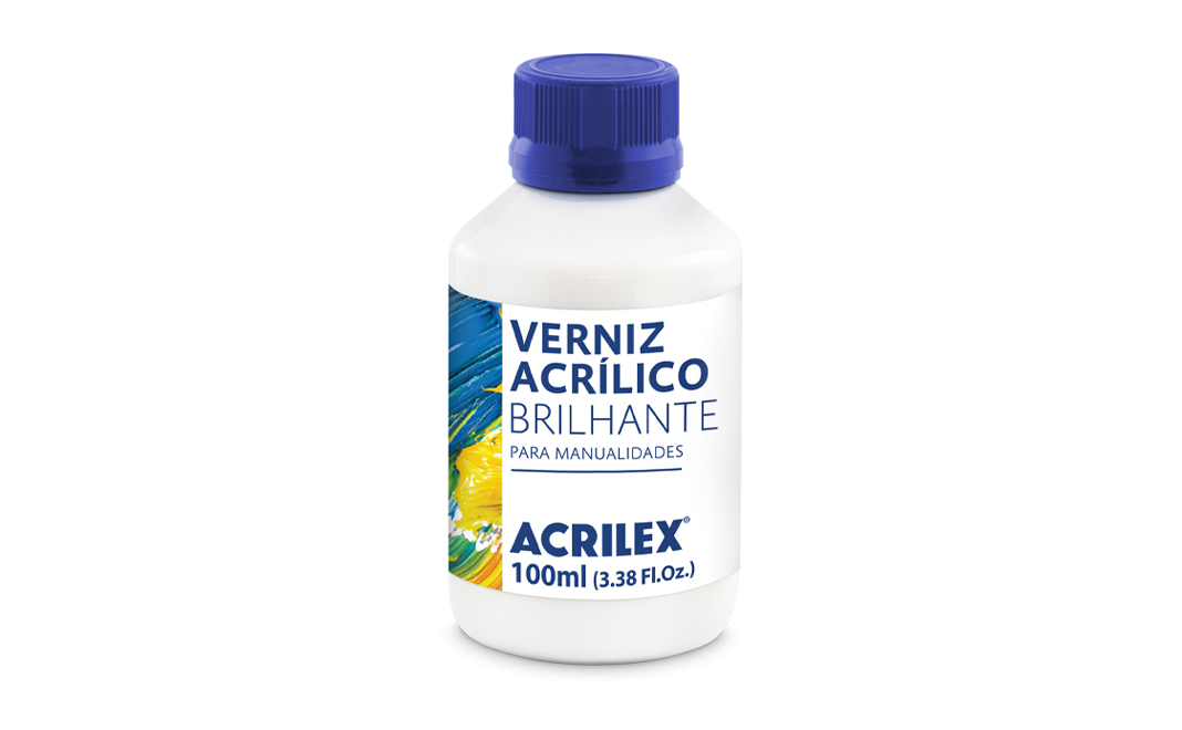 Verniz Acrílico Brilhante Acrilex — 100 ml