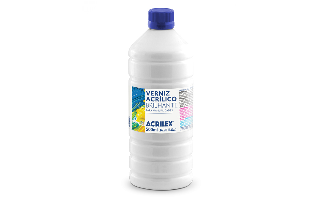Verniz Acrílico Brilhante Acrilex — 500 ml