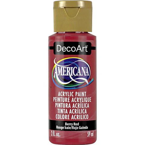 Tinta Acrílica DecoArt Americana 59 ml — Berry Red (DA019)