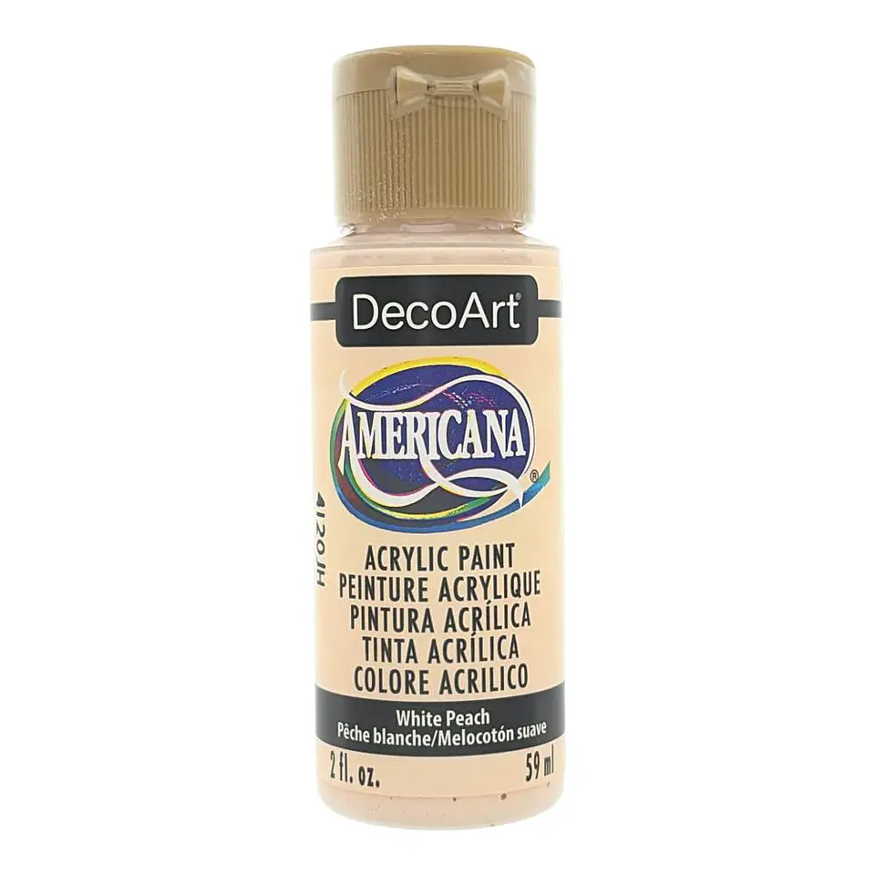 Tinta Acrílica DecoArt Americana 59 ml — White Peach (DA024) 1
