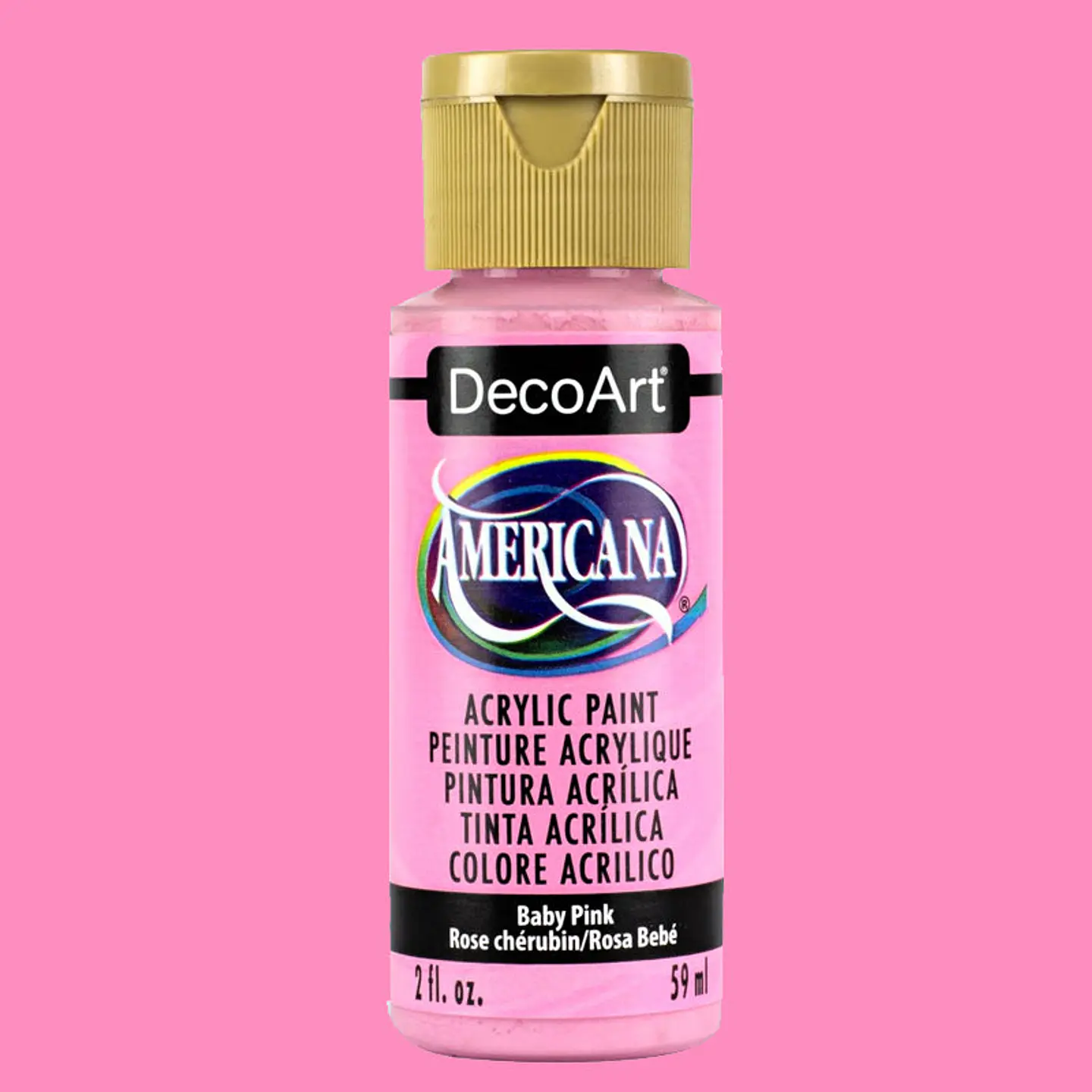 Tinta Acrílica DecoArt Americana 59 ml — Baby Pink (DA031) 1