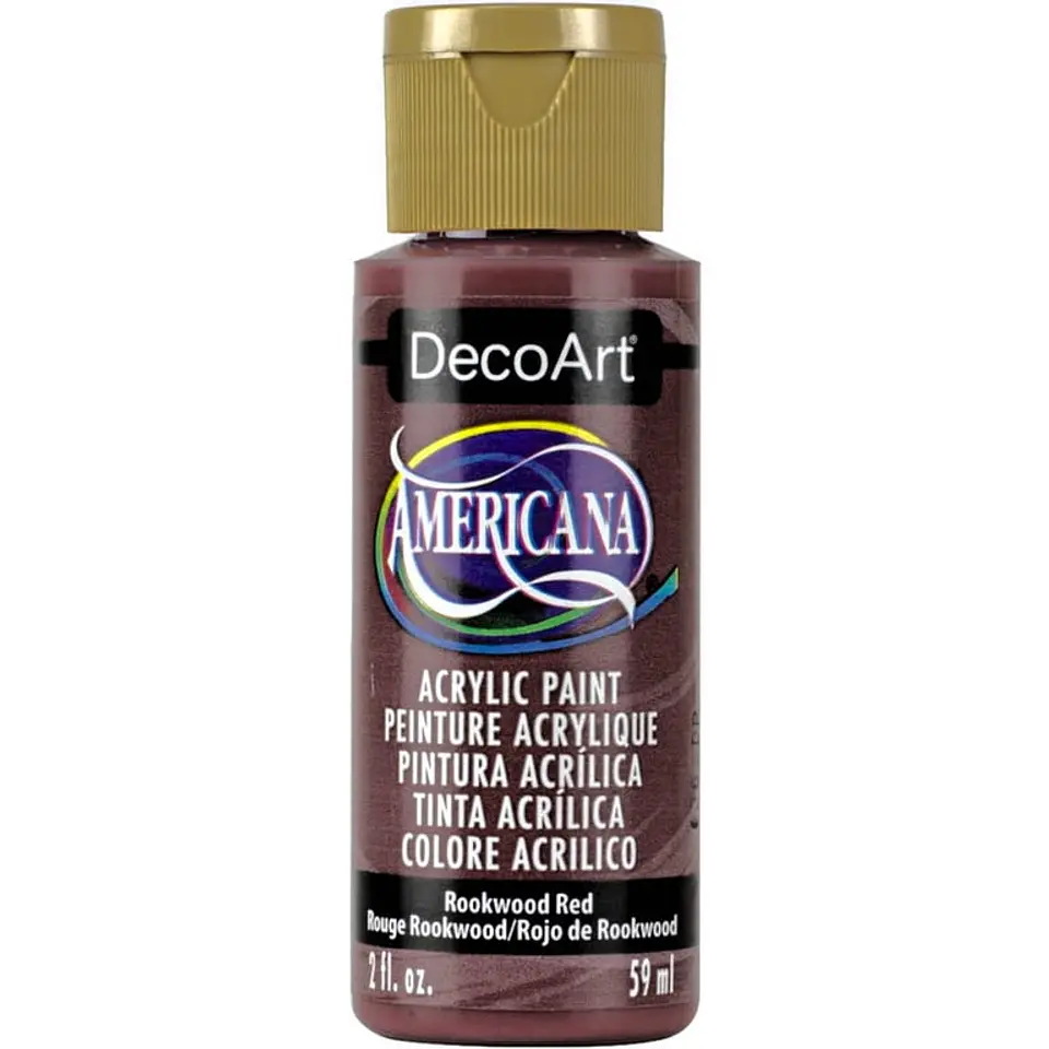 Tinta Acrílica DecoArt Americana 59 ml — Rookwood Red (DA097) 1