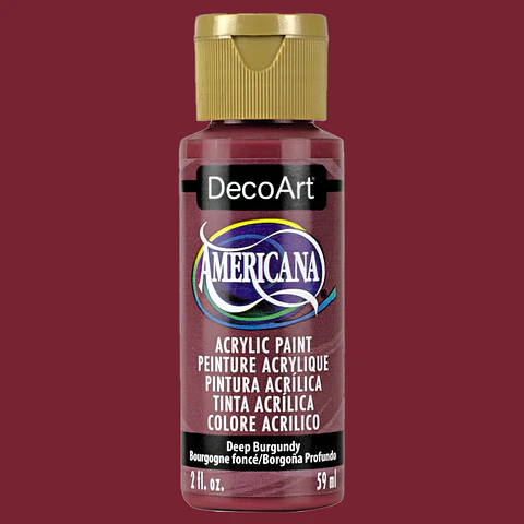 Tinta Acrílica DecoArt Americana 59 ml — Deep Burgundy (DA128)