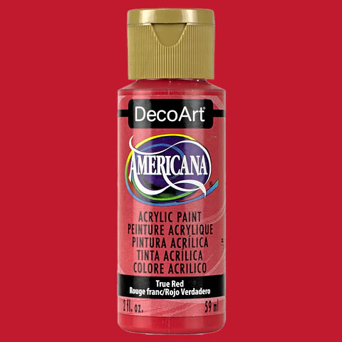 Tinta Acrílica DecoArt Americana 59 ml — True Red (DA129)