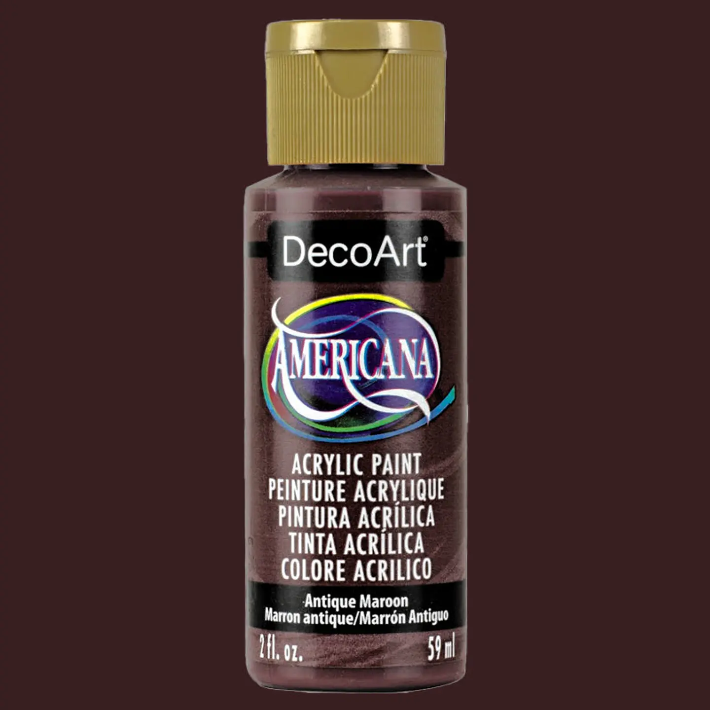 Tinta Acrílica DecoArt Americana 59 ml — Antique Maroon (DA160) 1