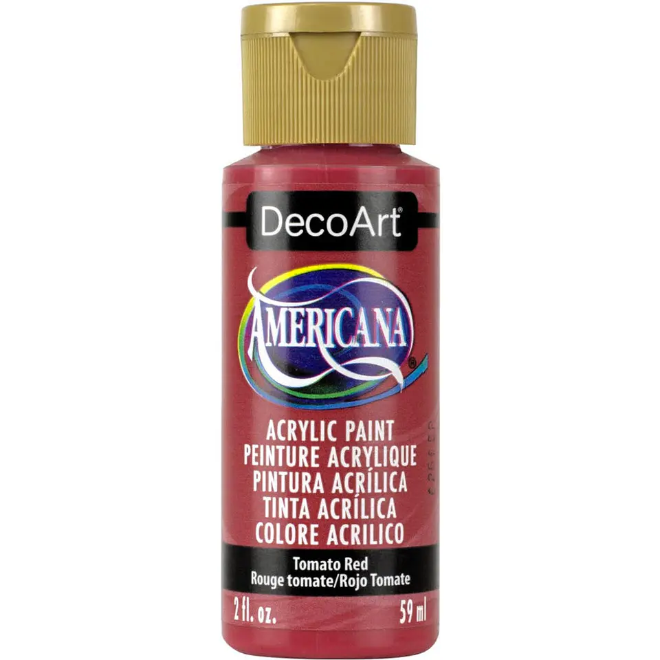 Tinta Acrílica DecoArt Americana 59 ml — Tomato Red (DA169) 1