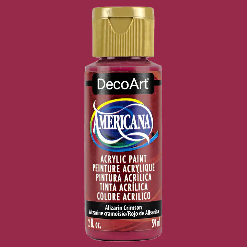 Tinta Acrílica DecoArt Americana 59 ml — Alizarin Crimson (DA179) 1