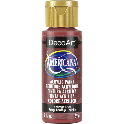 Tinta Acrílica DecoArt Americana 59 ml — Heritage Brick (DA219)