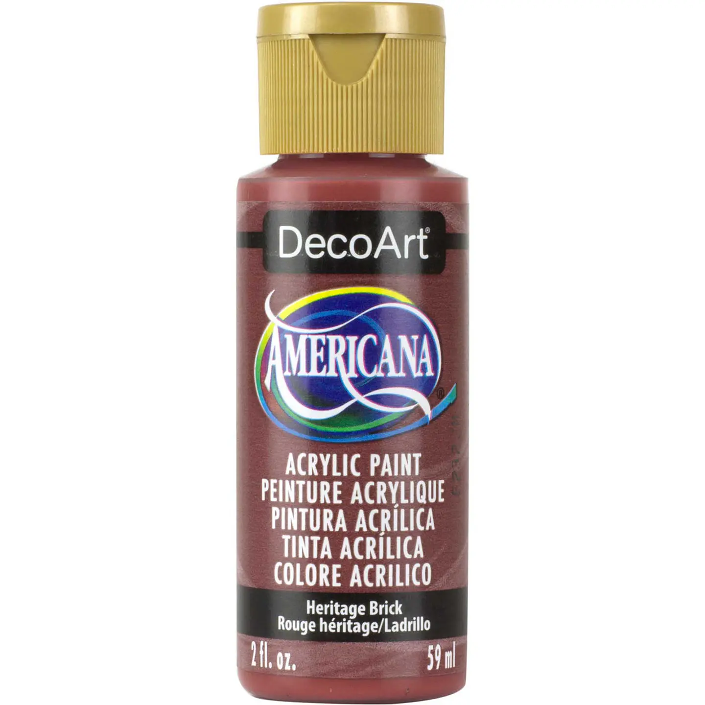Tinta Acrílica DecoArt Americana 59 ml — Heritage Brick (DA219) 1