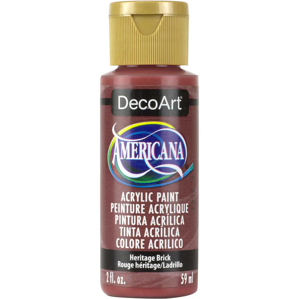 Tinta Acrílica DecoArt Americana 59 ml — Heritage Brick (DA219) 1