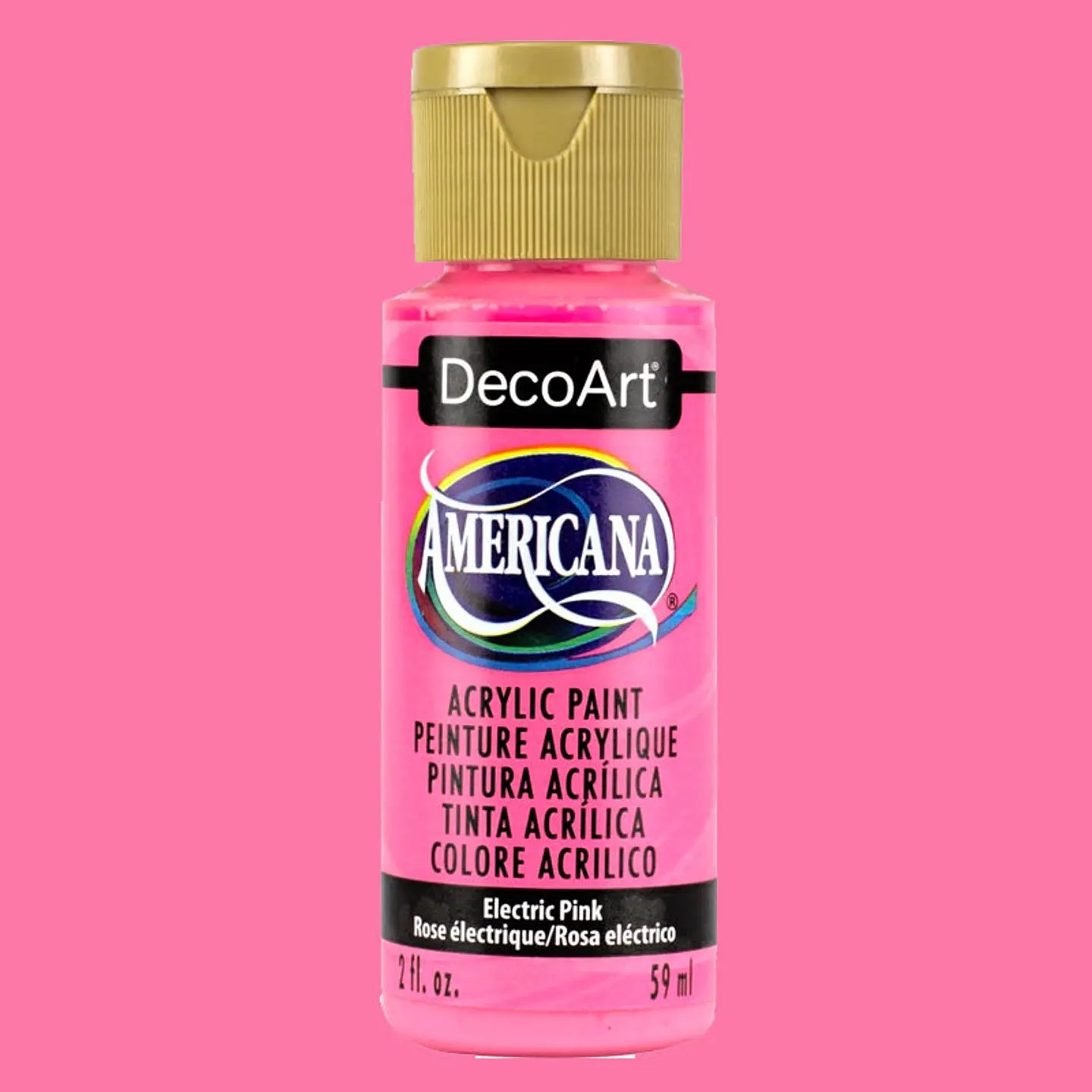Tinta Acrílica DecoArt Americana 59 ml — Electric Pink (DA231) 1