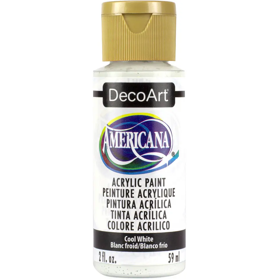 Tinta Acrílica DecoArt Americana 59 ml — Cool White (DA240) 1