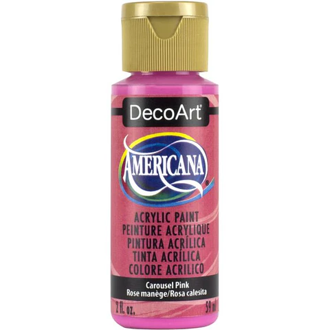Tinta Acrílica DecoArt Americana 59 ml — Carousel Pink (DA274)