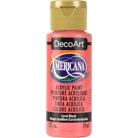 Tinta Acrílica DecoArt Americana 59 ml — Coral Blush (DA292)