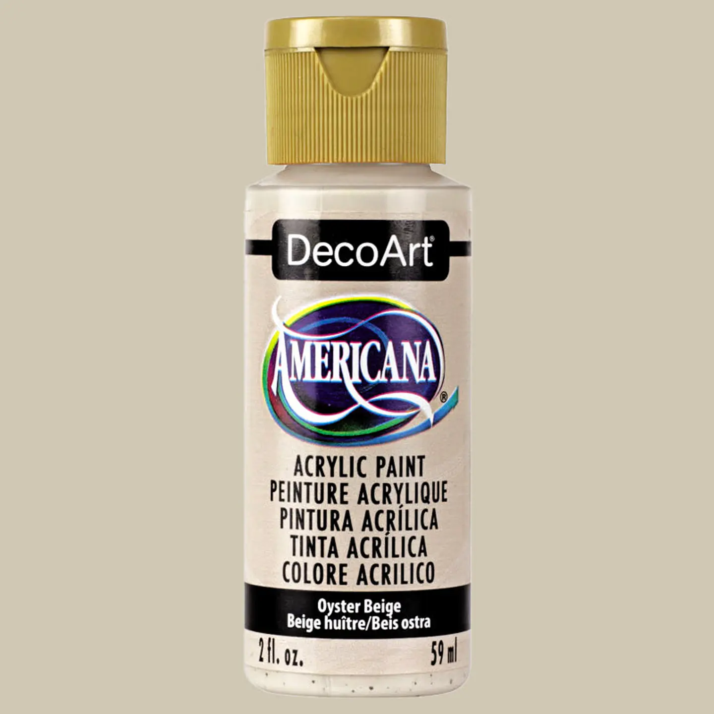 Tinta Acrílica DecoArt Americana 59 ml — Oyster Beige (DA313) 1