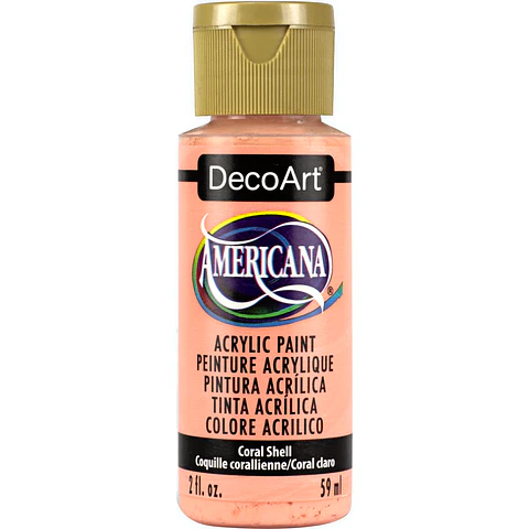 Tinta Acrílica DecoArt Americana 59 ml — Coral Shell (DA316)
