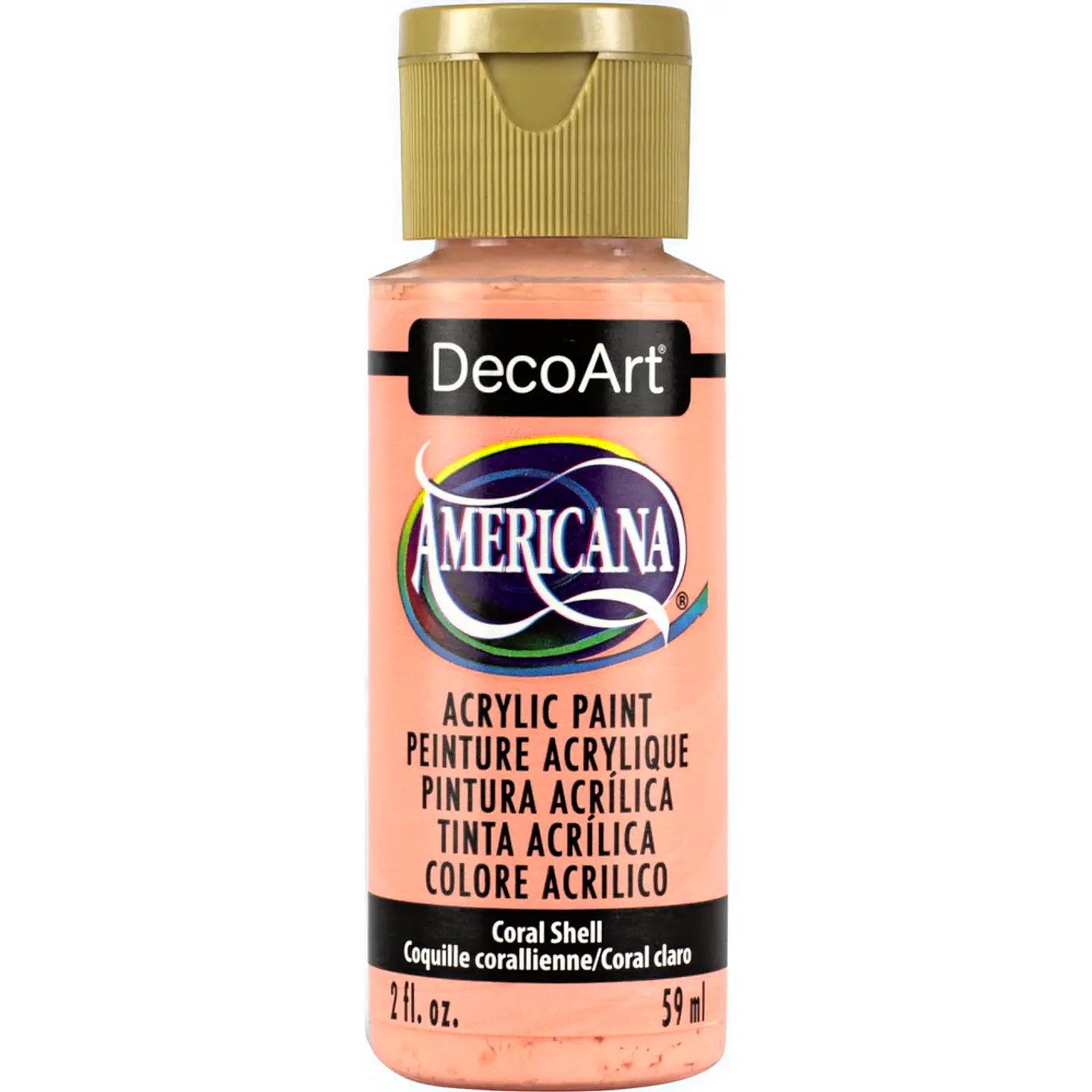 Tinta Acrílica DecoArt Americana 59 ml — Coral Shell (DA316) 1