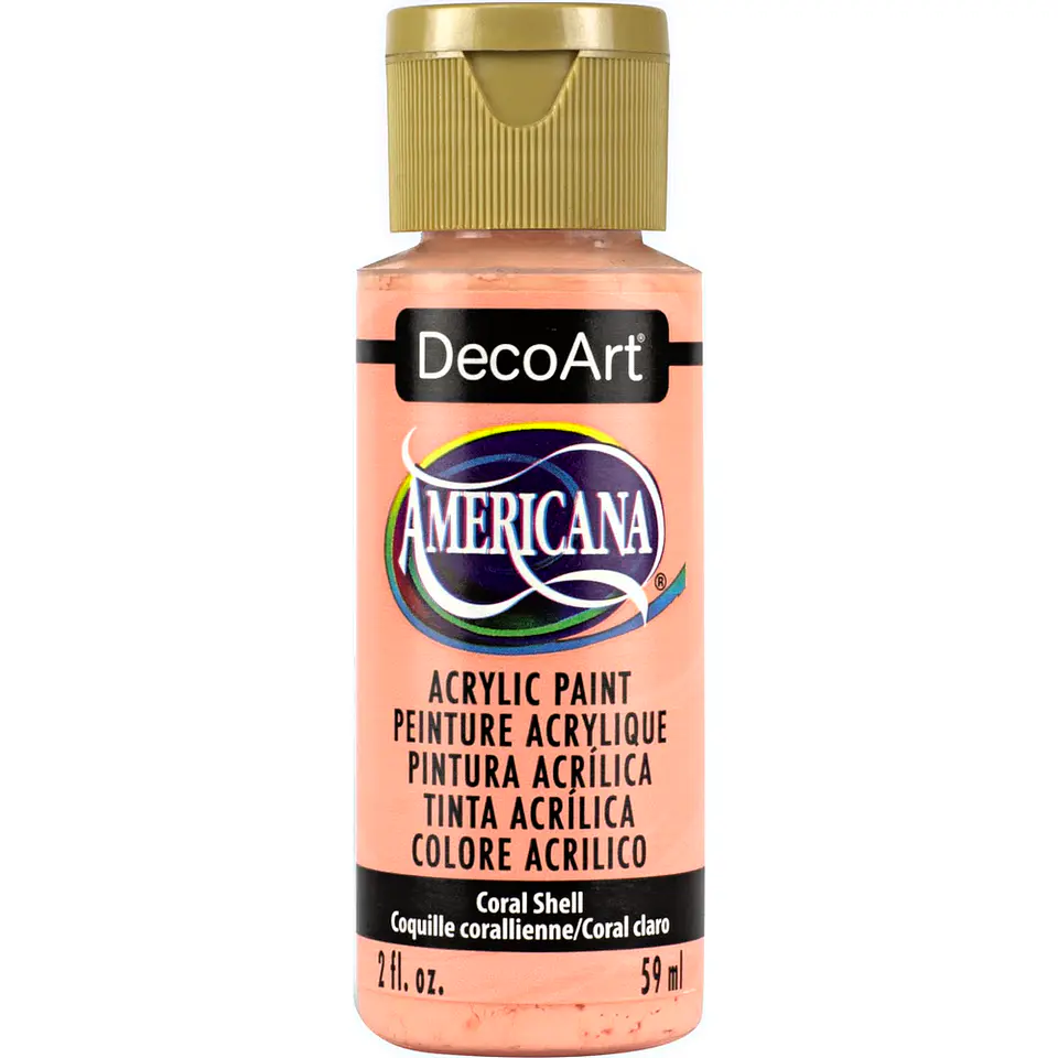 Tinta Acrílica DecoArt Americana 59 ml — Coral Shell (DA316) 1