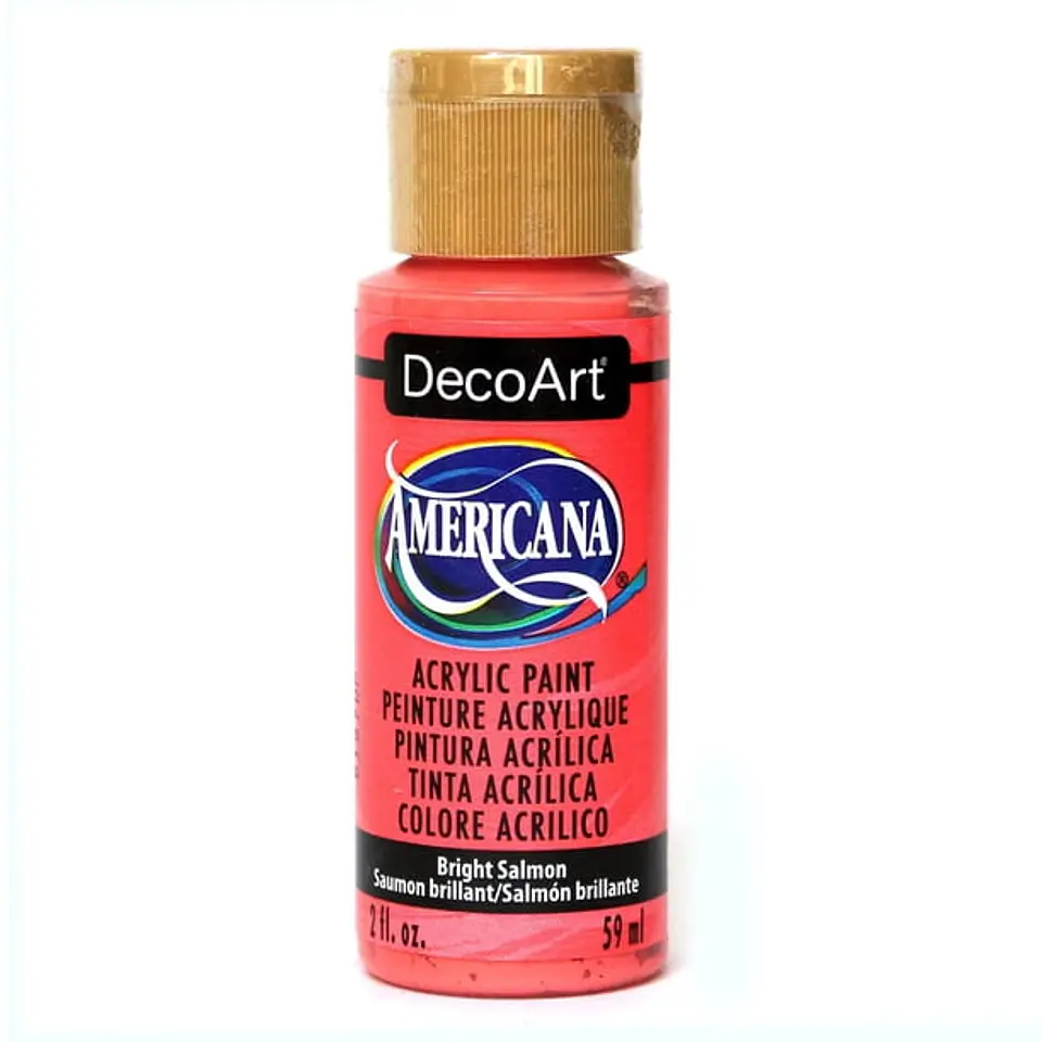 Tinta Acrílica DecoArt Americana 59 ml — Bright Salmon (DA329) 1