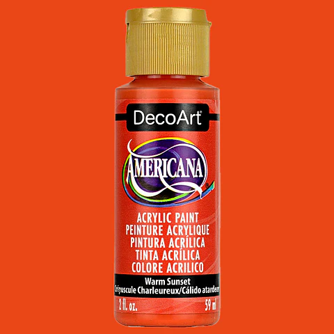 Tinta Acrílica DecoArt Americana 59 ml — Warm Sunset (DA385)