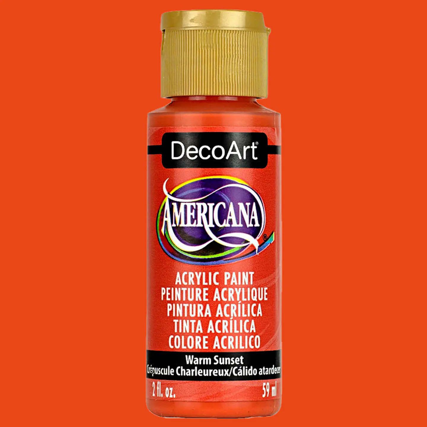 Tinta Acrílica DecoArt Americana 59 ml — Warm Sunset (DA385) 1