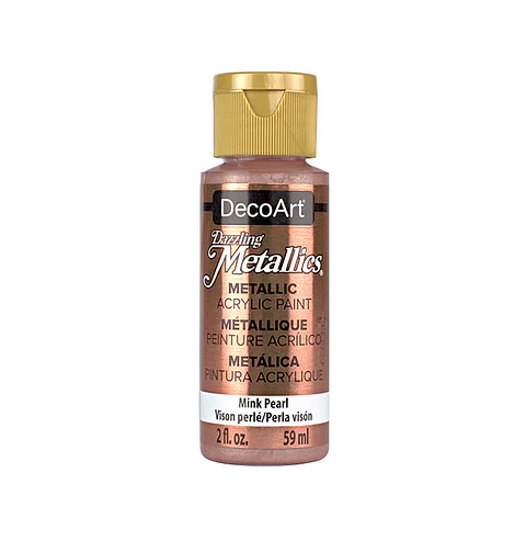 Tinta Metalizada DecoArt Americana Dazzling Metallics 59 ml — Vison Pérola (DA307)