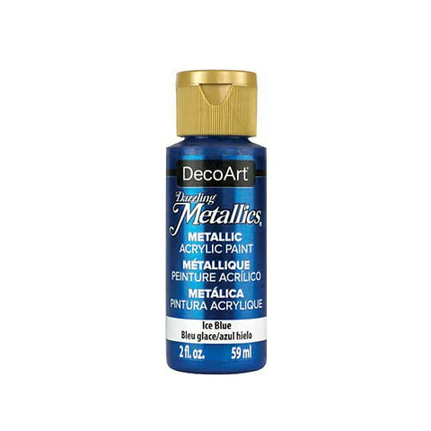 Tinta Metalizada DecoArt Americana Dazzling Metallics 59 ml — Azul Gelo (DA075)